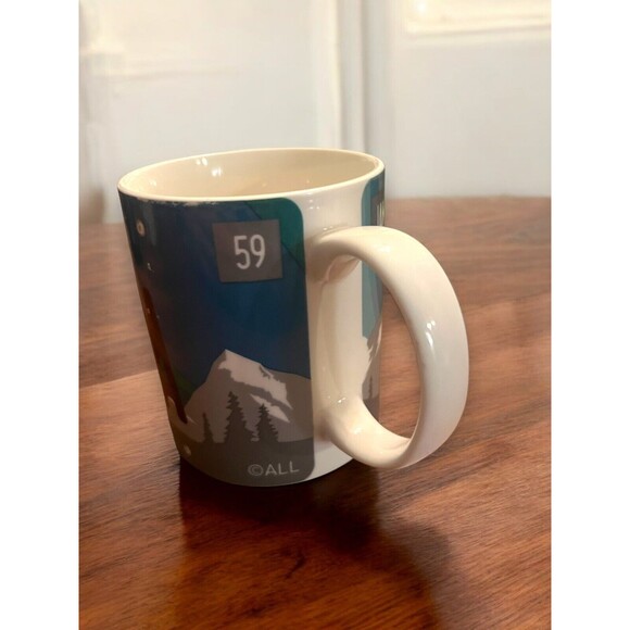 Alaska The Last Frontier Anchorage Coffee Mug Cup Mountains Ice Frost Chilly EUC - Picture 4 of 6